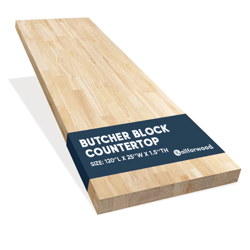 10ft Hevea Butcher Block