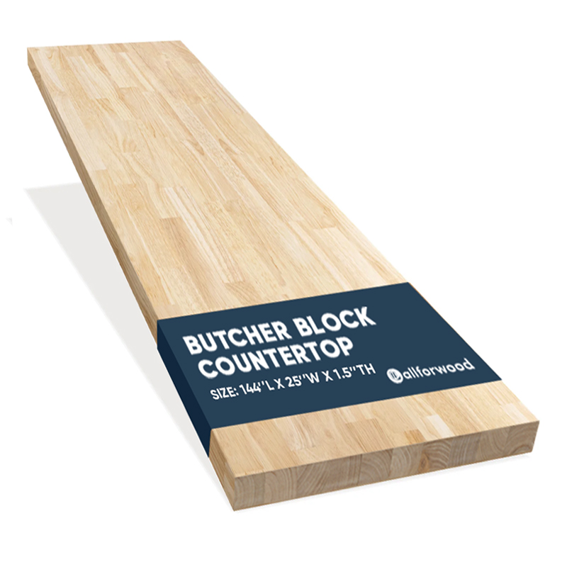 12ft Hevea Butcher Block