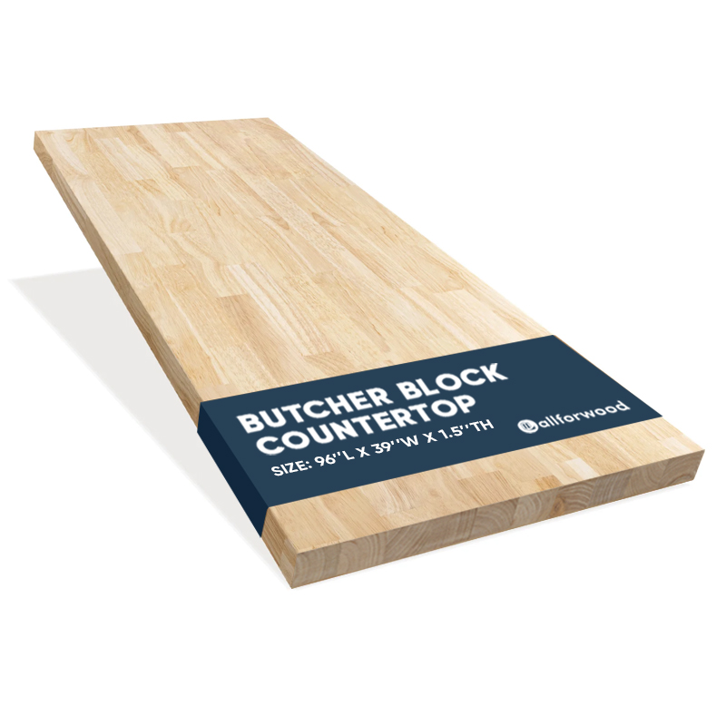 8ft Hevea Island Butcher Block