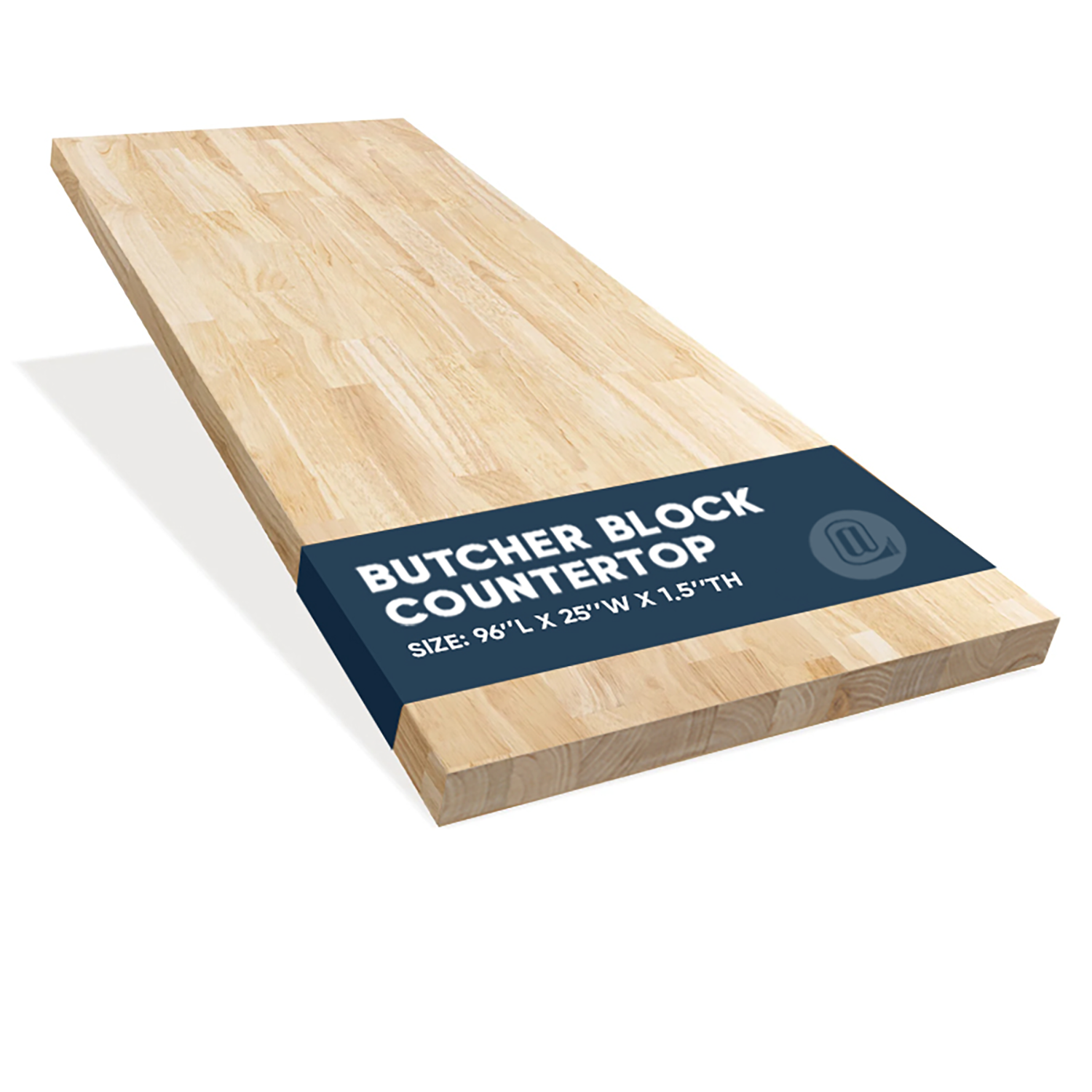 8ft Hevea Butcher Block